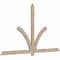 Ekena Millwork Redmond Smooth Timber Gable Bracket, Douglas Fir, 84"W x 49"H x 1 1/2"D x 3 1/2"F, 14/12 Pitch GBW084X49X0204RED00SDF - alternate 5